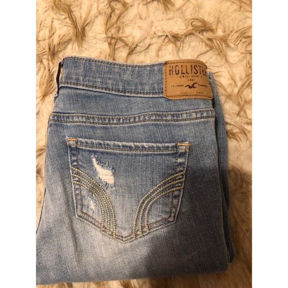 Hollister distressed skinny jeans size 1 - Picture 3 of 4